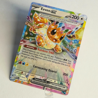 Eevee Ex 075/131 Holo Double Rare – Prismatic Evolutions – Near Mint – English