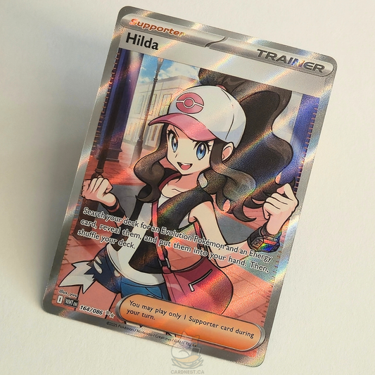 Hilda 164/086 Full Art Trainer Ultra Rare – White Flare – Near Mint – English