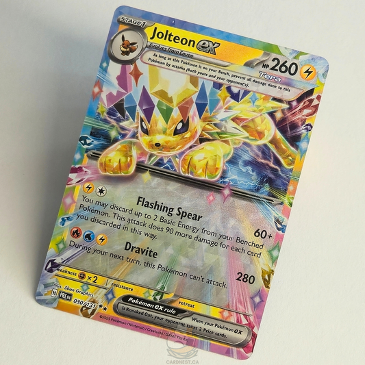 Jolteon Ex 030/131 Holo Double Rare – Prismatic Evolutions – Near Mint – English