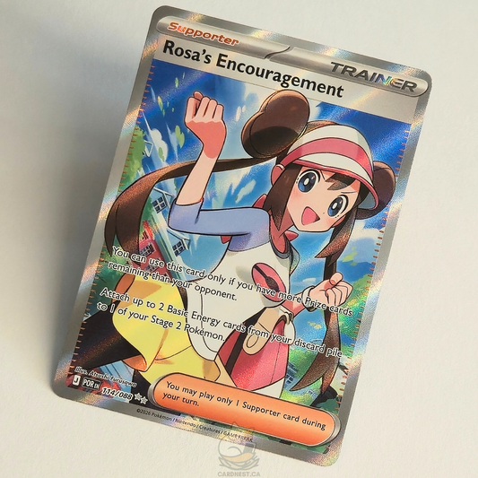 Rosa's Encouragement 114/088 Full Art Trainer Ultra Rare – Perfect Order – Near Mint – English