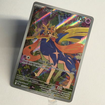 Zacian 100/094 Full Art Illustration Rare – Phantasmal Flames – Near Mint – English