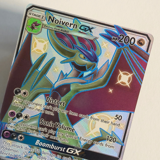 Noivern GX SV78/SV94 Full Art Shiny Holo Rare – Hidden Fates: Shiny Vault – Near Mint – English