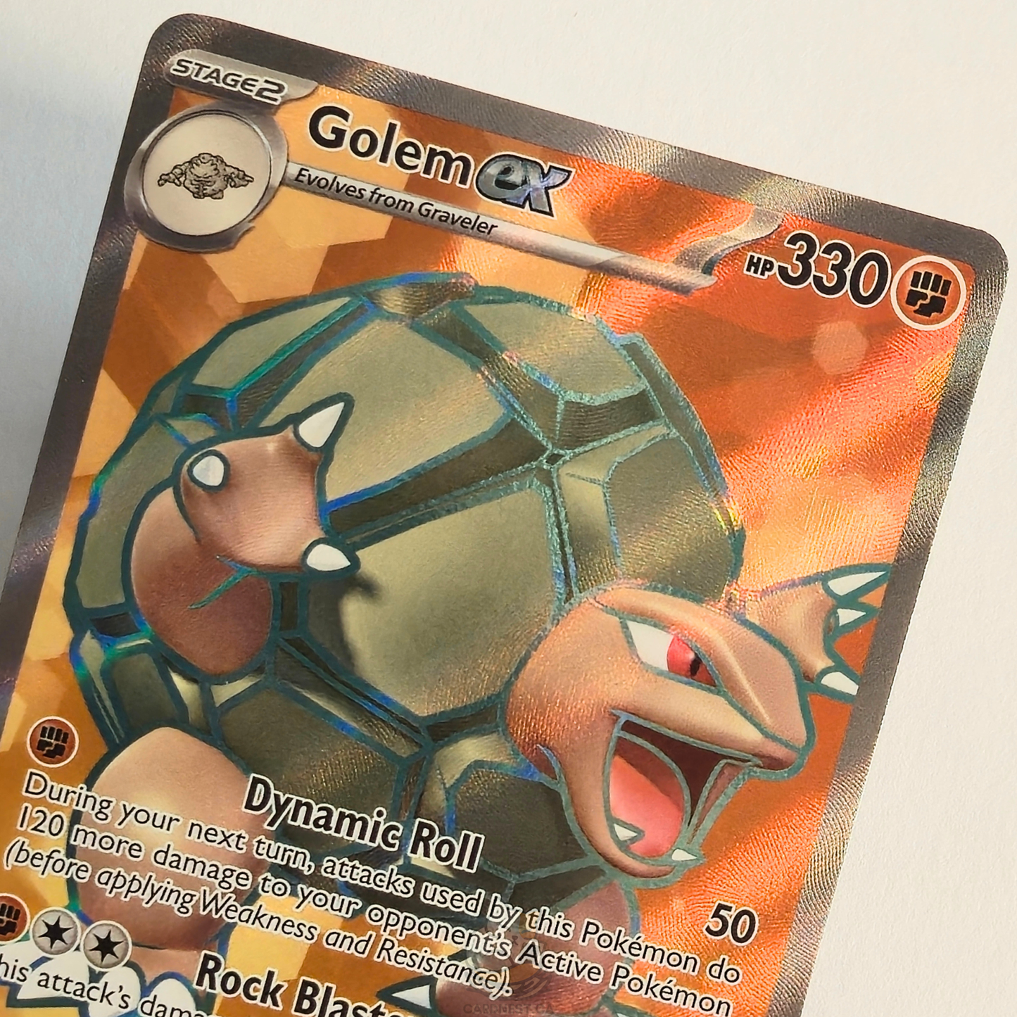 Golem ex 189/165 Full Art Ultra Rare – Scarlet & Violet 151 – Near Mint – English