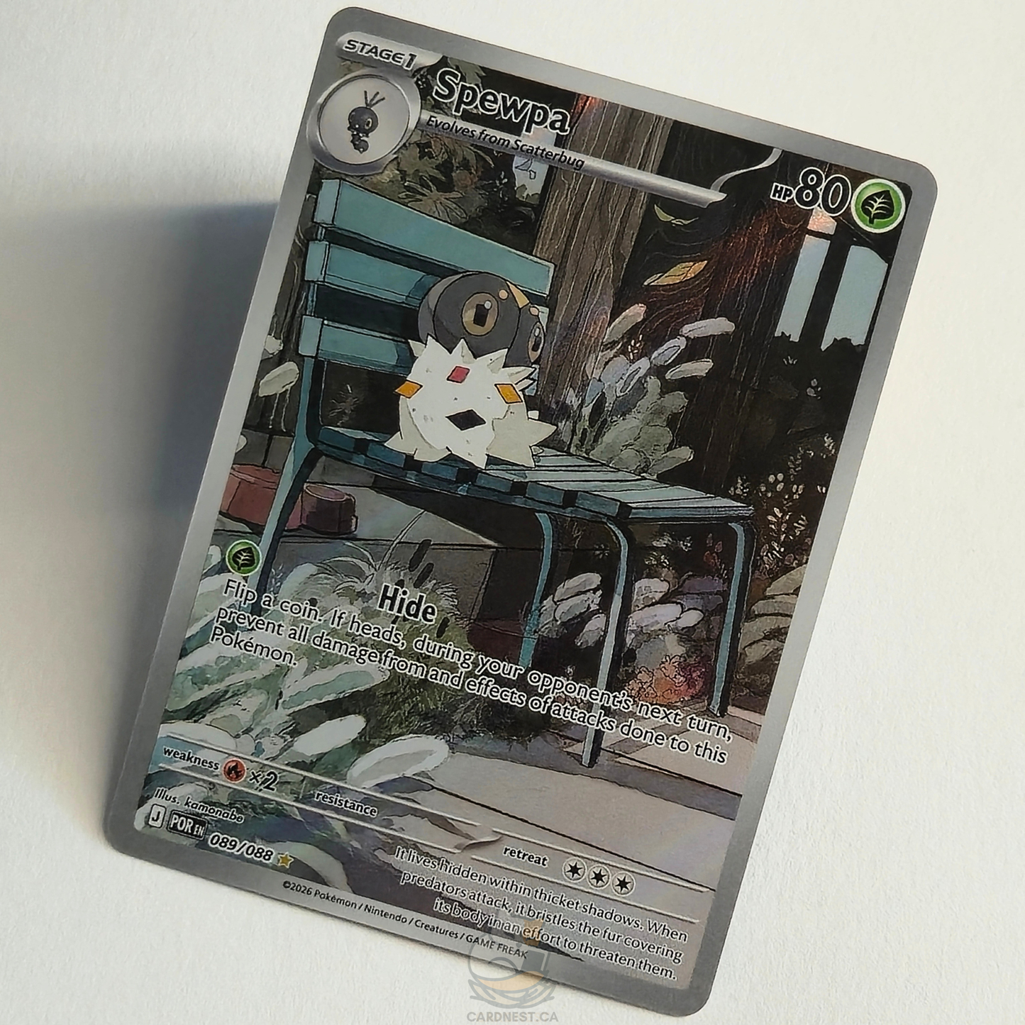 Spewpa 089/088 Full Art Illustration Rare – Perfect Order – Near Mint – English