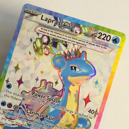 Lapras Ex 158/142 Full Art Ultra Rare – Stellar Crown – Near Mint – English