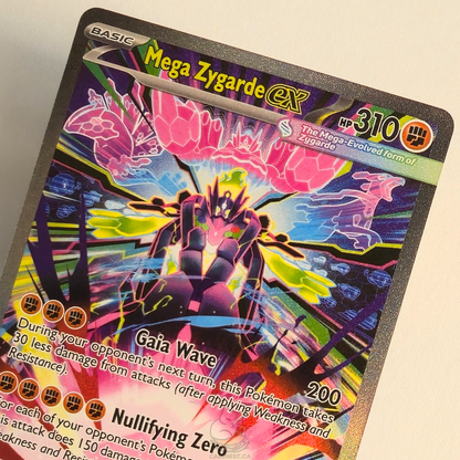Mega Zygarde Ex 120/088 Full Art Special Illustration Rare – Perfect Order – Near Mint – English