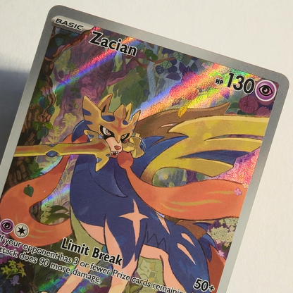 Zacian 100/094 Full Art Illustration Rare – Phantasmal Flames – Near Mint – English