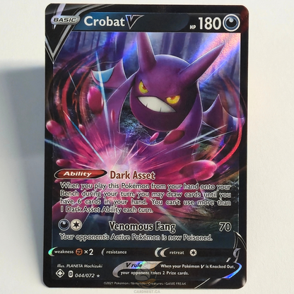 Crobat V 044/072 Full Art Ultra Rare – Shining Fates – Near Mint – English