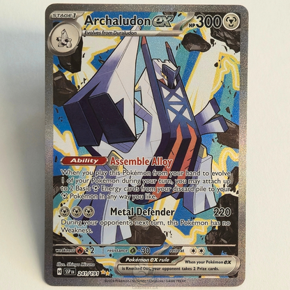 Archaludon ex 241/191 Full Art Special Illustration Rare – Surging Sparks – Near Mint – English