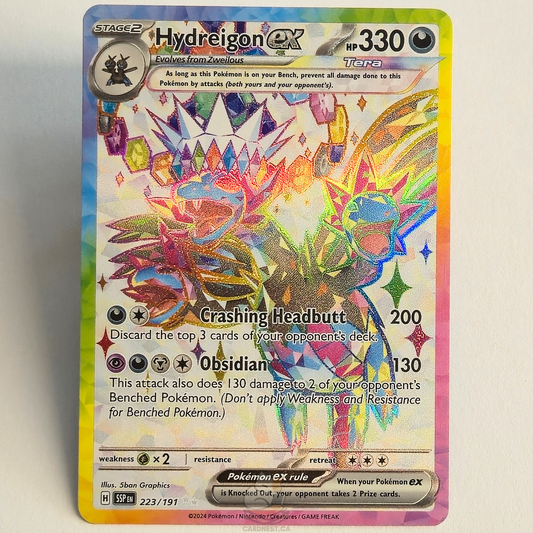 Hydreigon ex 223/191 Full Art Ultra Rare – Surging Sparks – Near Mint – English