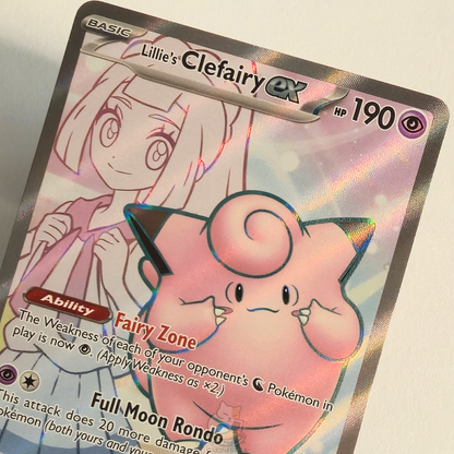 Lillie's Clefairy ex 195 Full Art Black Star Promo – Scarlet & Violet – Near Mint – English