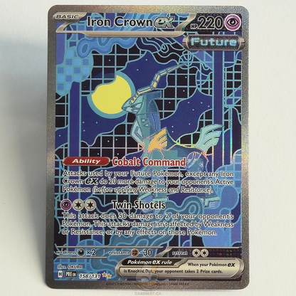 Iron Crown ex 158/131 Full Art Special Illustration Rare – Prismatic Evolutions – Near Mint – English