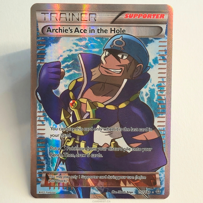 Archie's Ace In The Hole 157/160 Full Art Trainer Ultra Rare – Primal Clash  – English