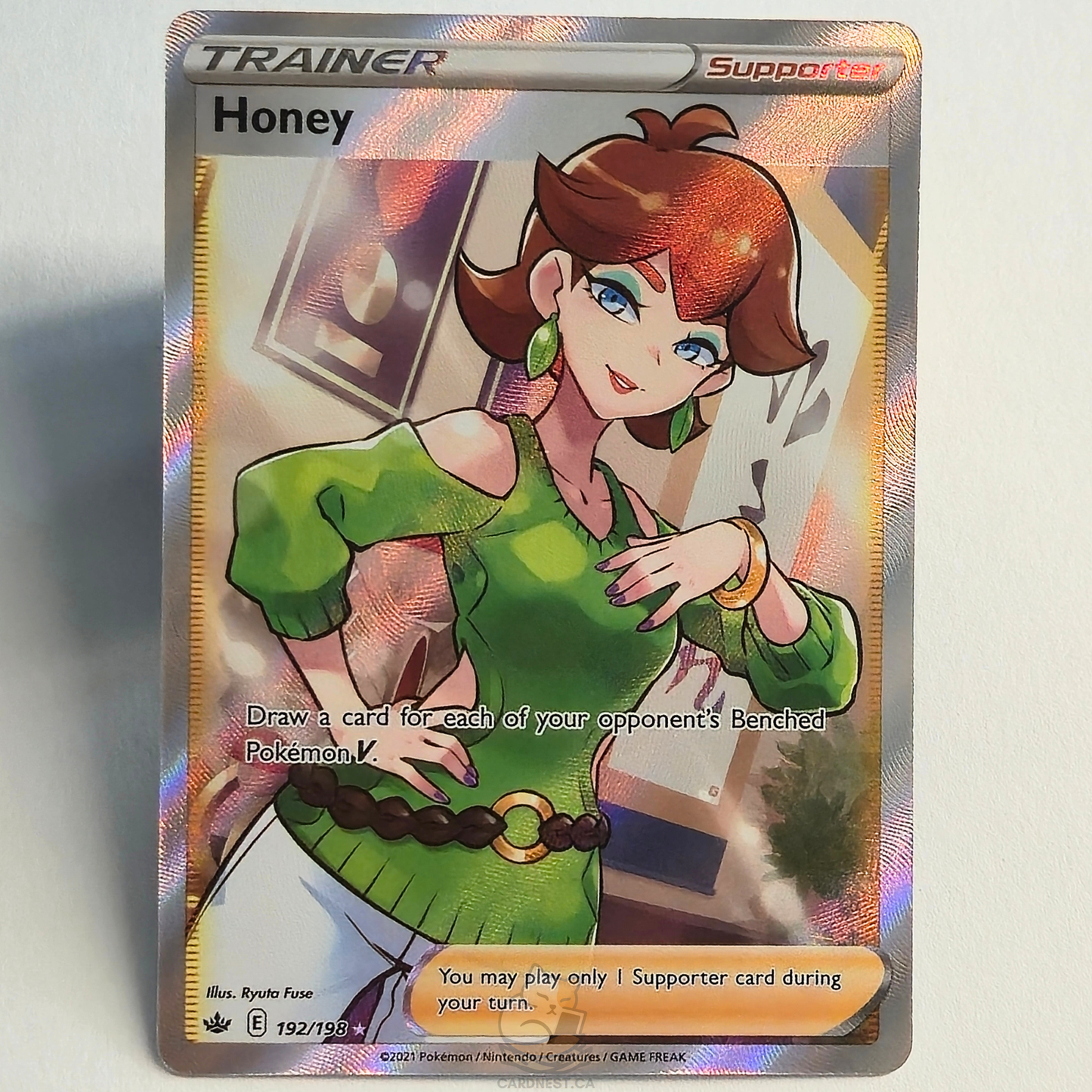 Honey 192/198 Full Art Trainer Ultra Rare – Chilling Reign – Near Mint – English