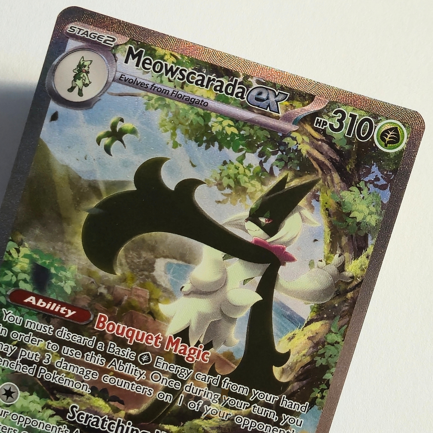Meowscarada ex 256/193 Full Art Special Illustration Rare – Paldea Evolved – Near Mint – English