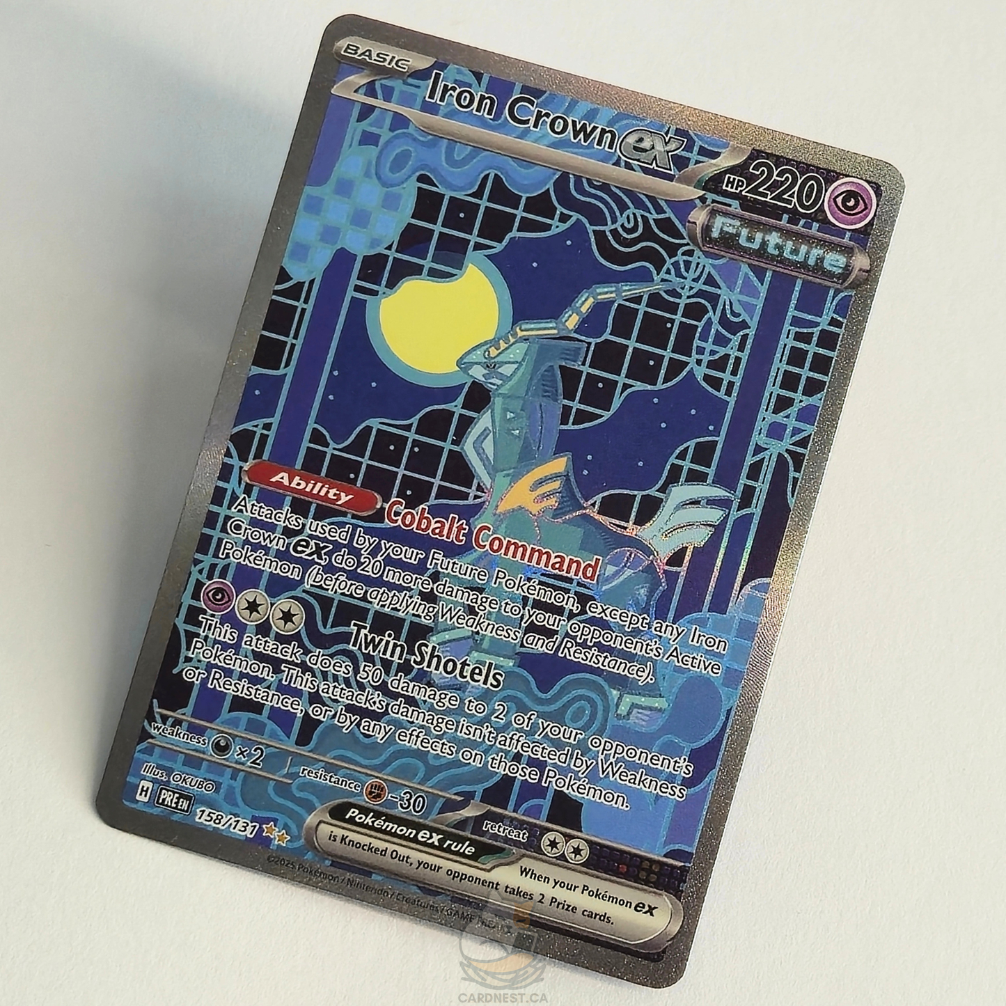Iron Crown ex 158/131 Full Art Special Illustration Rare – Prismatic Evolutions – Near Mint – English