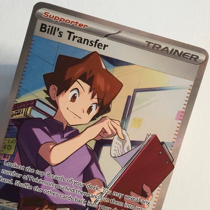 Bill's Transfer 194/165 Full Art Trainer Ultra Rare – Scarlet & Violet 151 – Near Mint – English