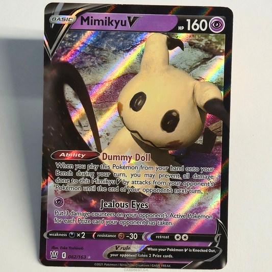 Mimikyu V 062/163 Full Art Ultra Rare – Battle Styles – Near Mint – English