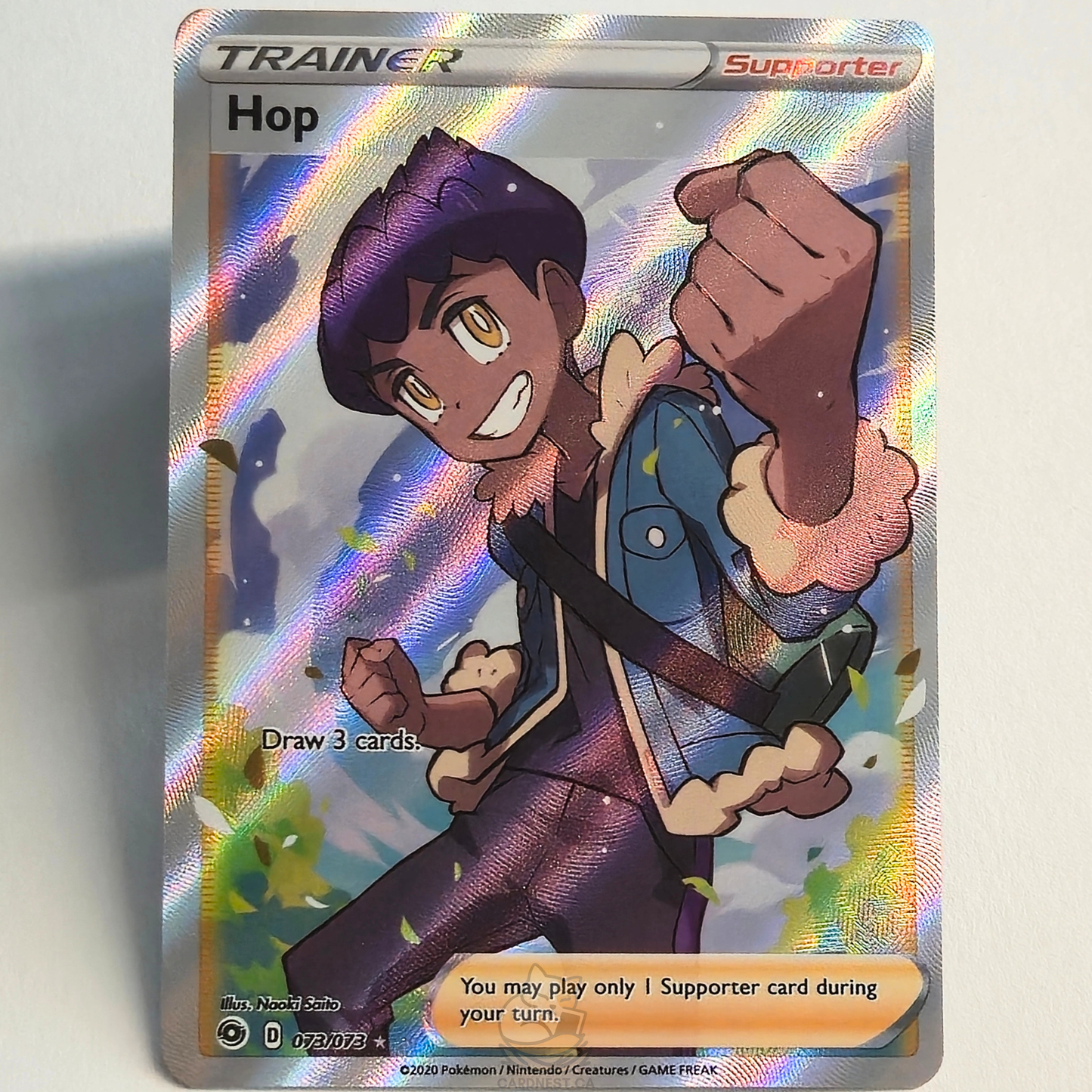 Hop 073/073 Full Art Trainer Ultra Rare – Champion'S Path – Near Mint – English