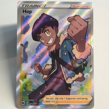 Hop 073/073 Full Art Trainer Ultra Rare – Champion'S Path – Near Mint – English