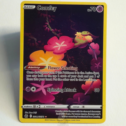 Comfey GG14/GG70 Full Art Illustration Rare – Crown Zenith Galarian Gallery – Near Mint – English