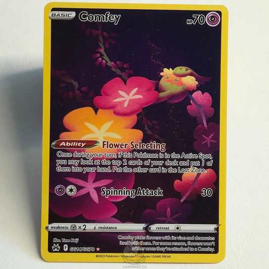 Comfey GG14/GG70 Full Art Illustration Rare – Crown Zenith Galarian Gallery – Near Mint – English