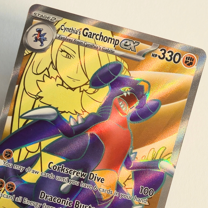 Cynthia's Garchomp ex 204 Full Art Black Star Promo – Scarlet & Violet – Near Mint – English