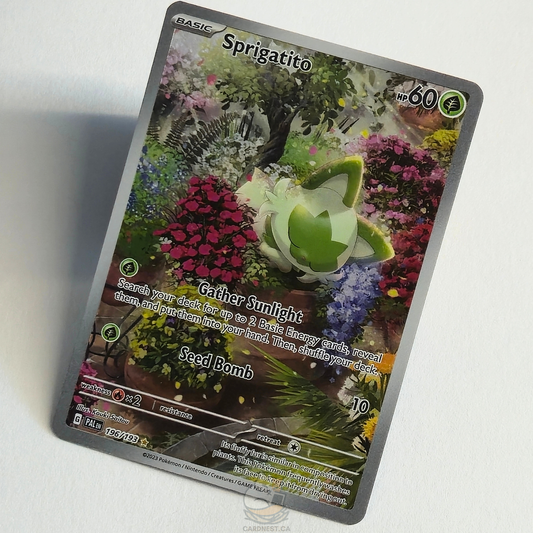 Sprigatito 196/193 Full Art Illustration Rare – Paldea Evolved – Near Mint – English