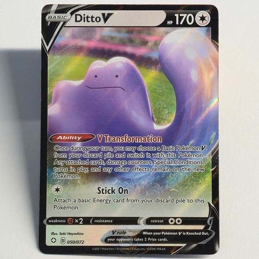 Ditto V 050/072 Full Art Ultra Rare – Shining Fates – Near Mint – English