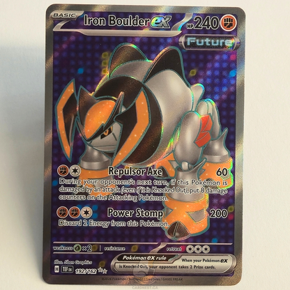 Iron Boulder ex 192/162 Full Art Ultra Rare – Temporal Forces – Near Mint – English
