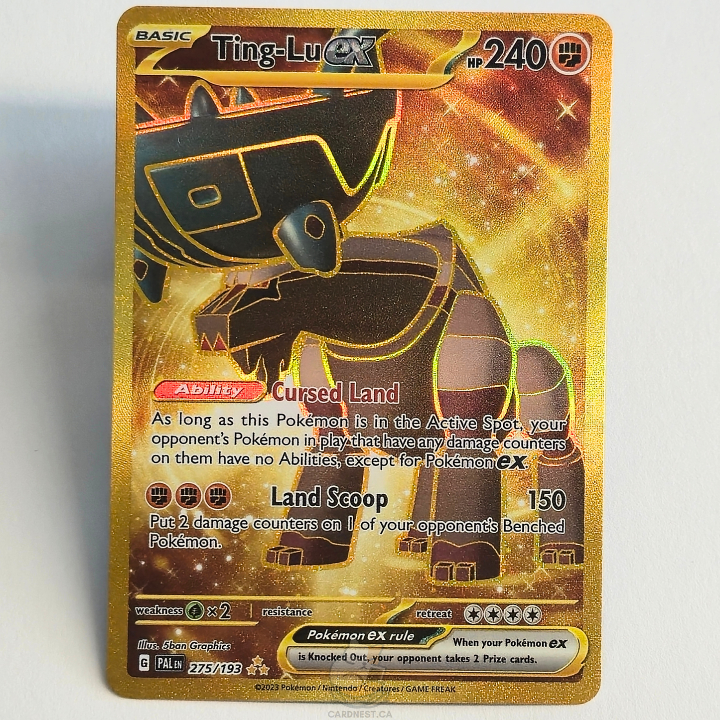 Ting-Lu ex 275/193 Full Art Hyper Rare – Paldea Evolved – Near Mint – English