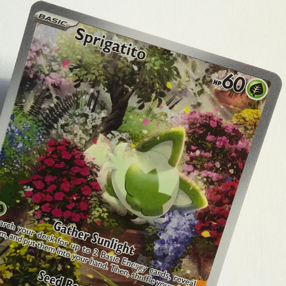 Sprigatito 196/193 Full Art Illustration Rare – Paldea Evolved – Near Mint – English