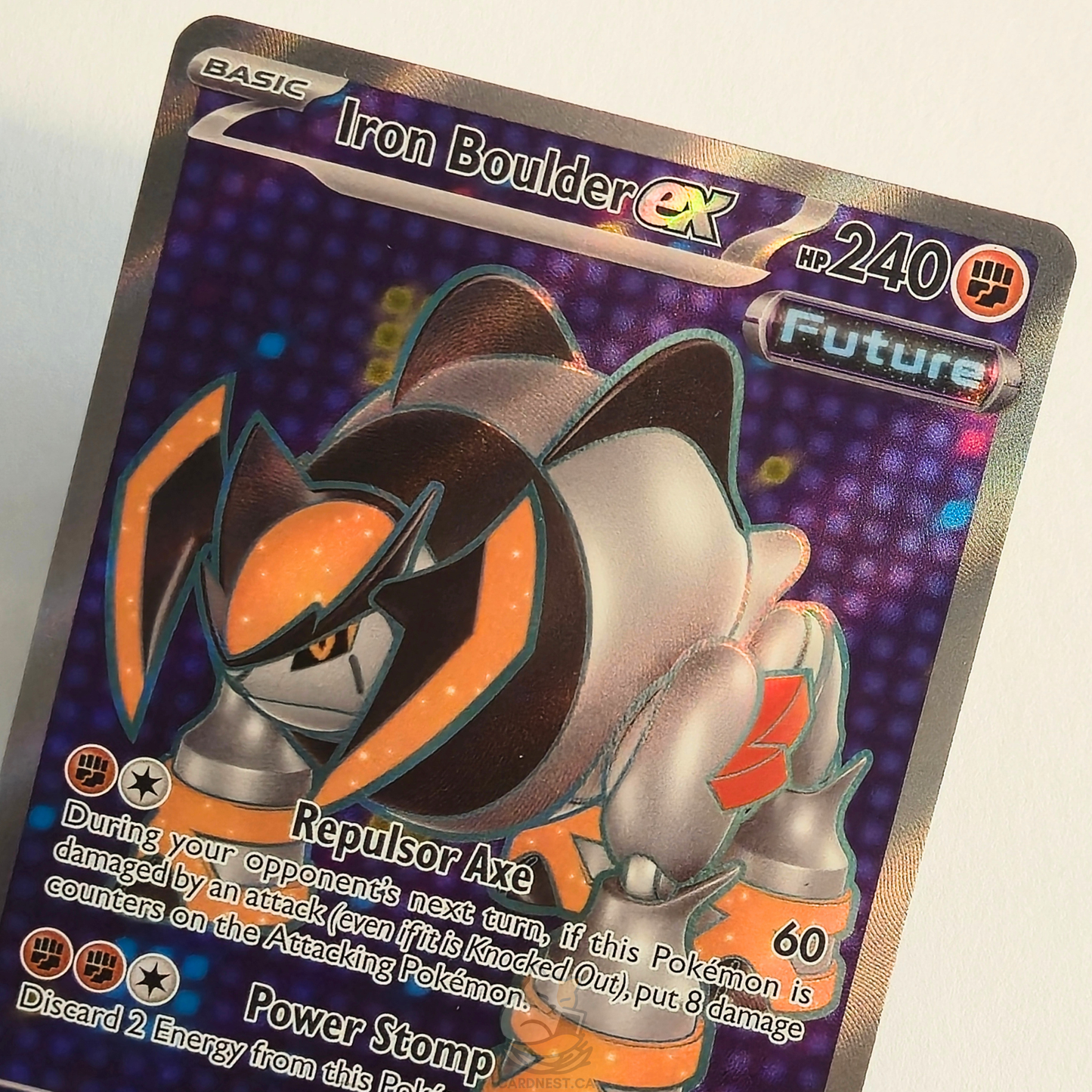 Iron Boulder ex 192/162 Full Art Ultra Rare – Temporal Forces – Near Mint – English
