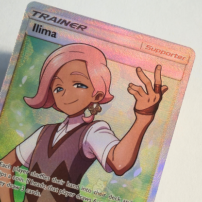 Ilima 146/149 Full Art Trainer Ultra Rare – Sun & Moon Base Set – Near Mint – English