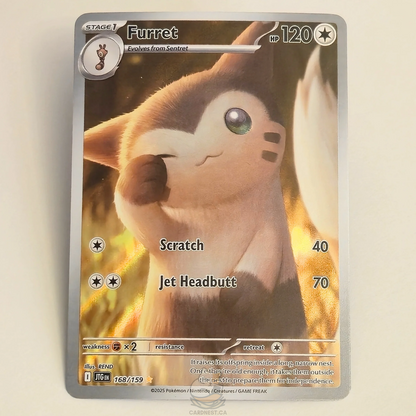 Furret 168/159 Full Art Illustration Rare – Journey Together – Near Mint – English
