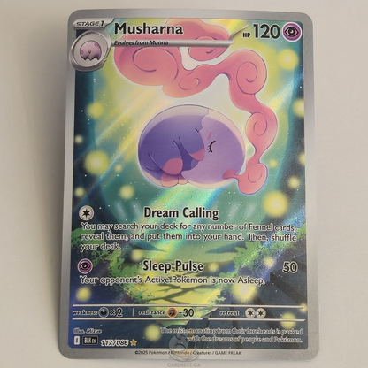 Musharna 117/086 Full Art Illustration Rare – Black Bolt – Near Mint – English