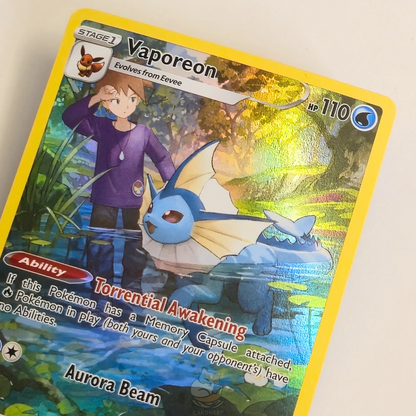 Vaporeon TG02/TG30 Trainer Gallery Ultra Rare – Brilliant Stars – Near Mint – English