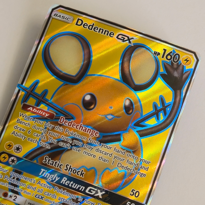 Dedenne Gx 195/214 Full Art Ultra Rare – Unbroken Bonds – Near Mint – English