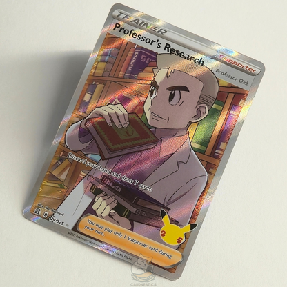 Professor's Research 024/025 Full Art Trainer Ultra Rare – Celebrations – Near Mint – English