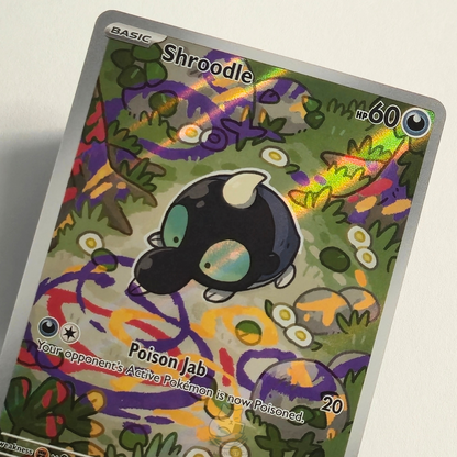 Shroodle 149/132 Full Art Illustration Rare – Mega Evolution – Near Mint – English