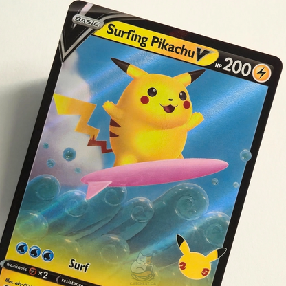Surfing Pikachu V 008/025 Full Art Ultra Rare – Celebrations – Near Mint – English