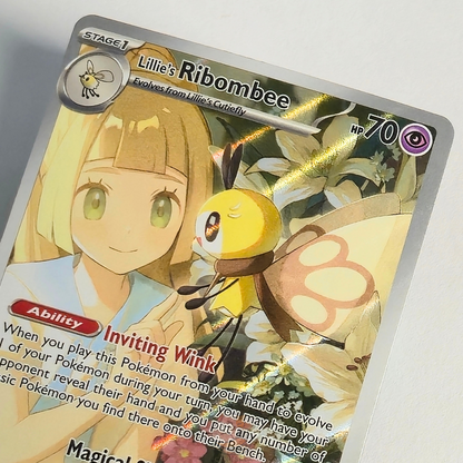 Lillie's Ribombee 164/159 Full Art Illustration Rare – Journey Together – Near Mint – English