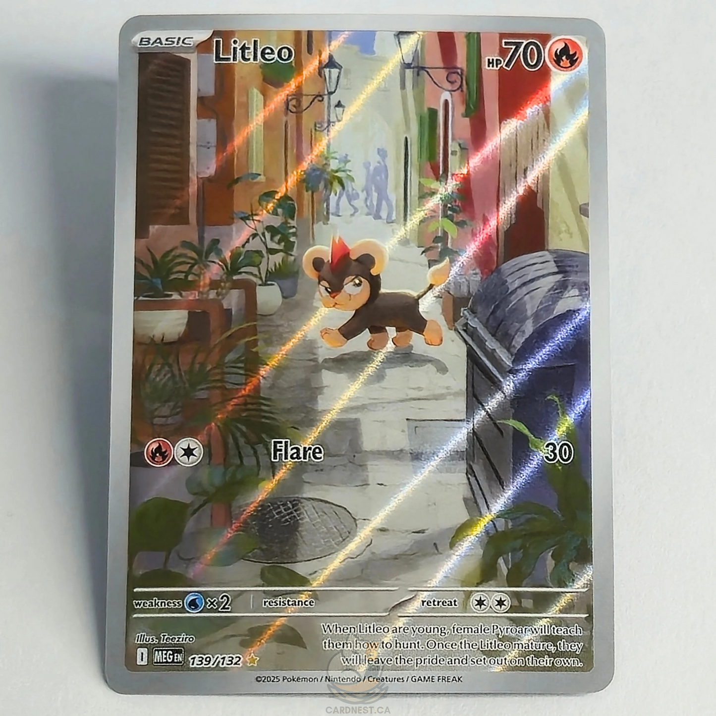 Litleo 139/132 Full Art Illustration Rare – Mega Evolution – Near Mint – English