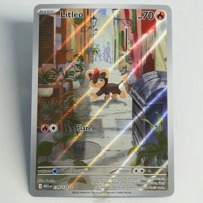 Litleo 139/132 Full Art Illustration Rare – Mega Evolution – Near Mint – English