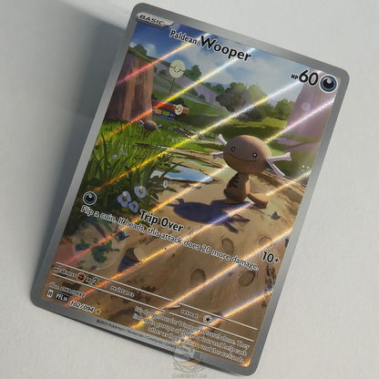 Paldean Wooper 102/094 Full Art Illustration Rare – Phantasmal Flames – Near Mint – English