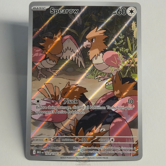 Spearow 151/132 Full Art Illustration Rare – Mega Evolution – Near Mint – English
