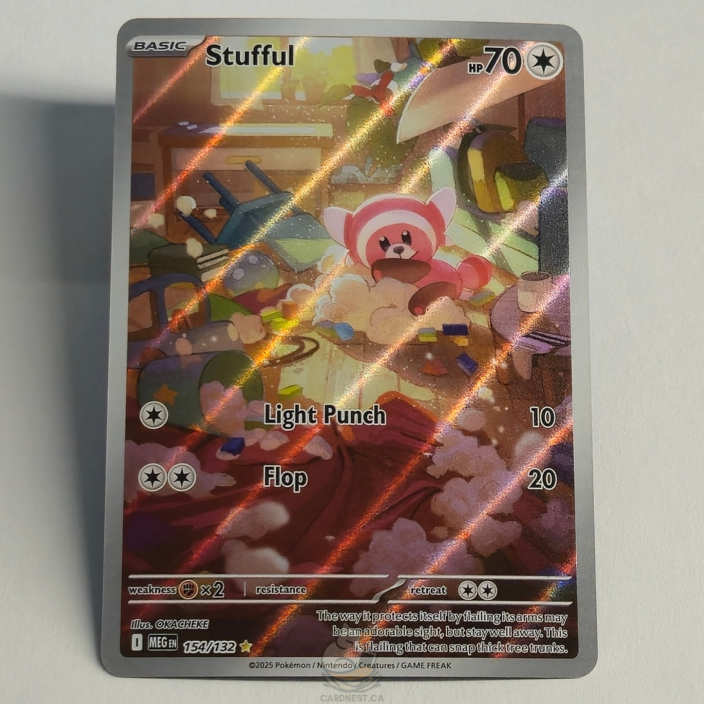Stufful 154/132 Full Art Illustration Rare – Mega Evolution – Near Mint – English