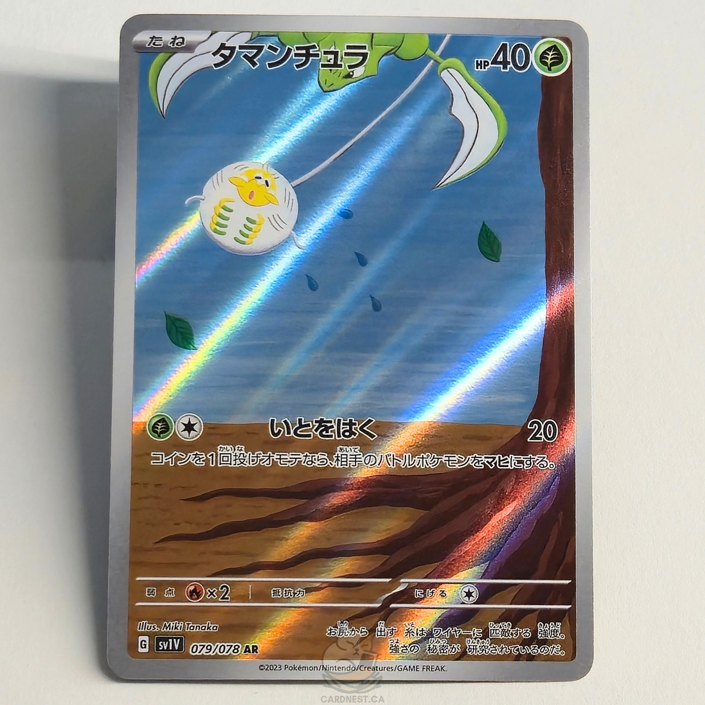 Tarountula AR 079/078 Full Art – Violet Ex – Near Mint – Japanese