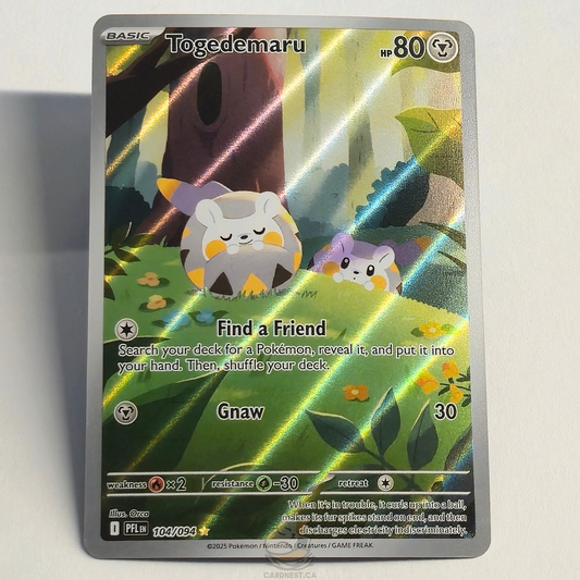 Togedemaru 104/194 Full Art Illustration Rare – Phantasmal Flames – Near Mint – English
