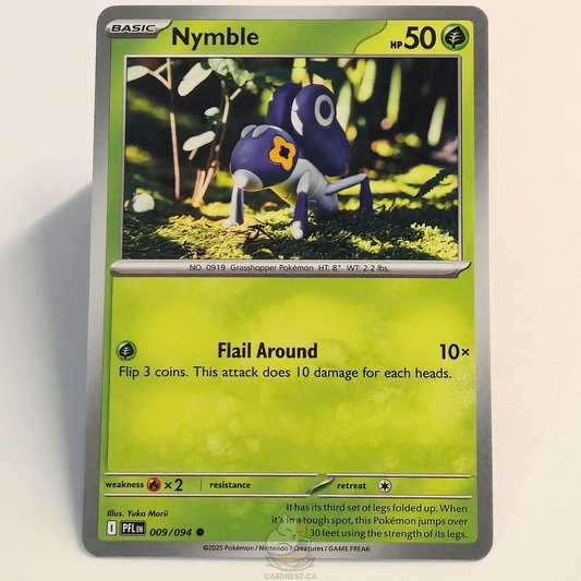 Nymble 009/094 – Phantasmal Flames – Near Mint – English